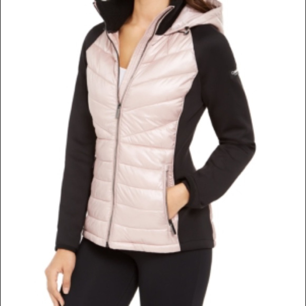 Calvin Klein Mixed Media Performance Jacket